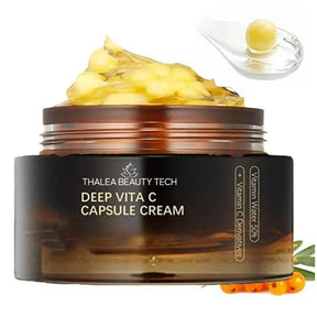 ATÕMICO CREAM • DEEP VITA C CAPSULE CREAM • 1º Creme Facial Encapsulado • Anti-Manchas + Anti-MelasmaCreme  DEEP ATÕMICO CREAM thaleabeautytech